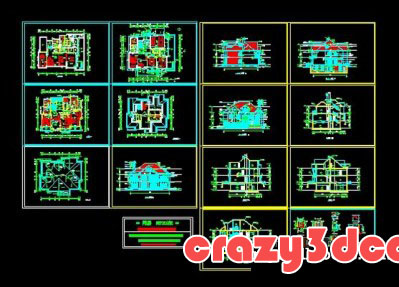 Villa Autocad Blocks 28
